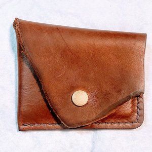 ScapeGrace Designs Brown Leather Cardholder